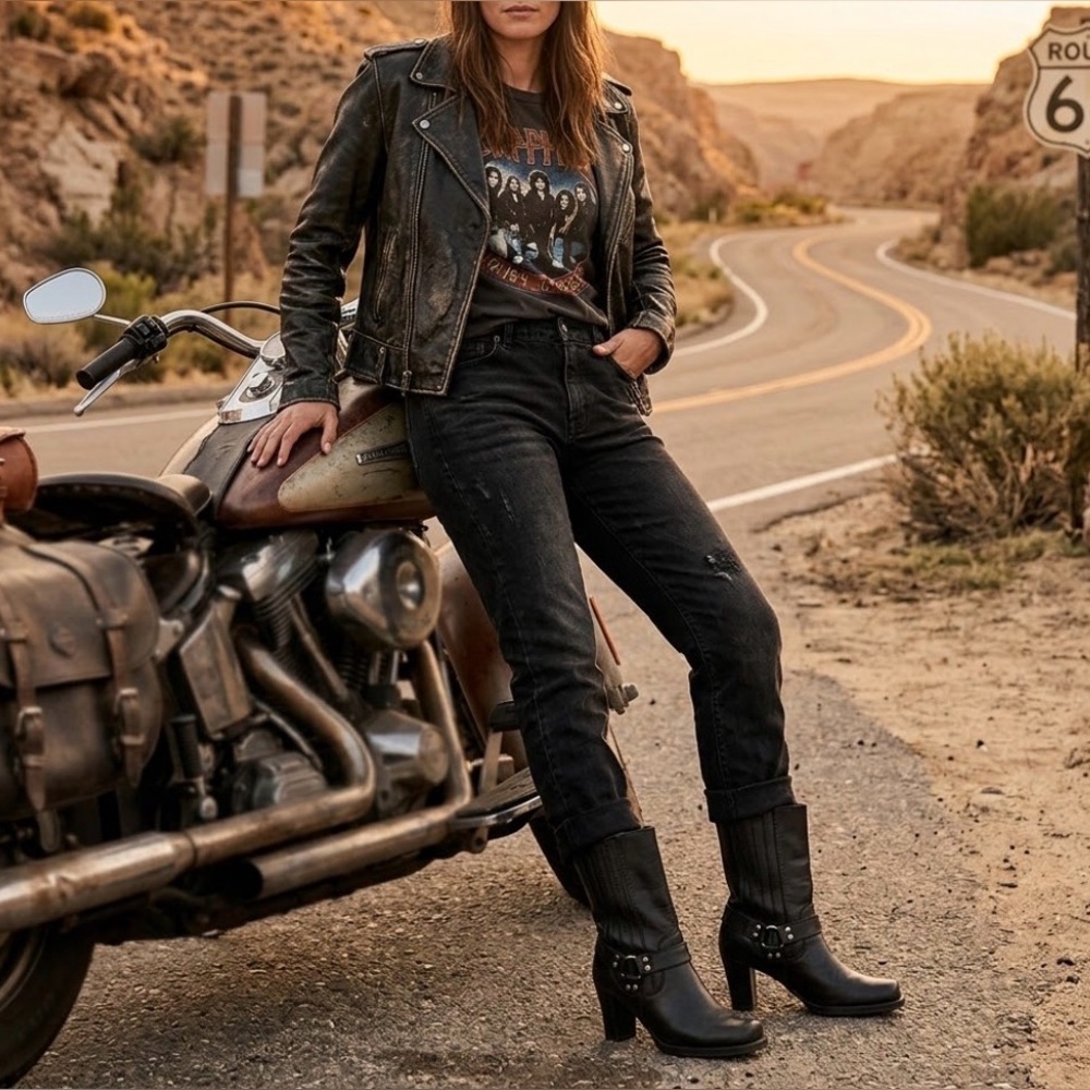 Harley-Davidson Leather Riding Boots